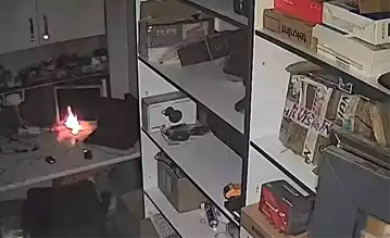 Aydın'da Güvenlik Sistemi Yangını Hızla Kontrol Altına Alındı